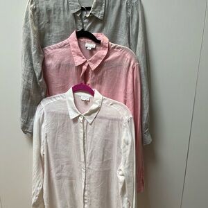 JJill linen everyday shirt
